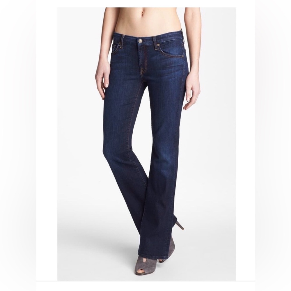 7 For All Mankind Women’s Lexie Kimmie Boot Cut 28 Jeans